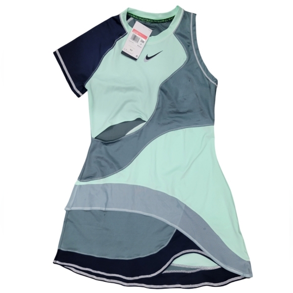Nike Dresses & Skirts - Nike Women's Blue and Green Athletic Dress - Size Large